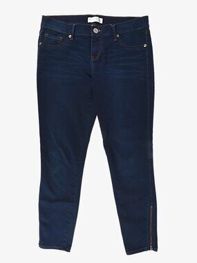 Express Stella Women's Ankle Jeans, Low Rise, Regular Fit, Blue, 8